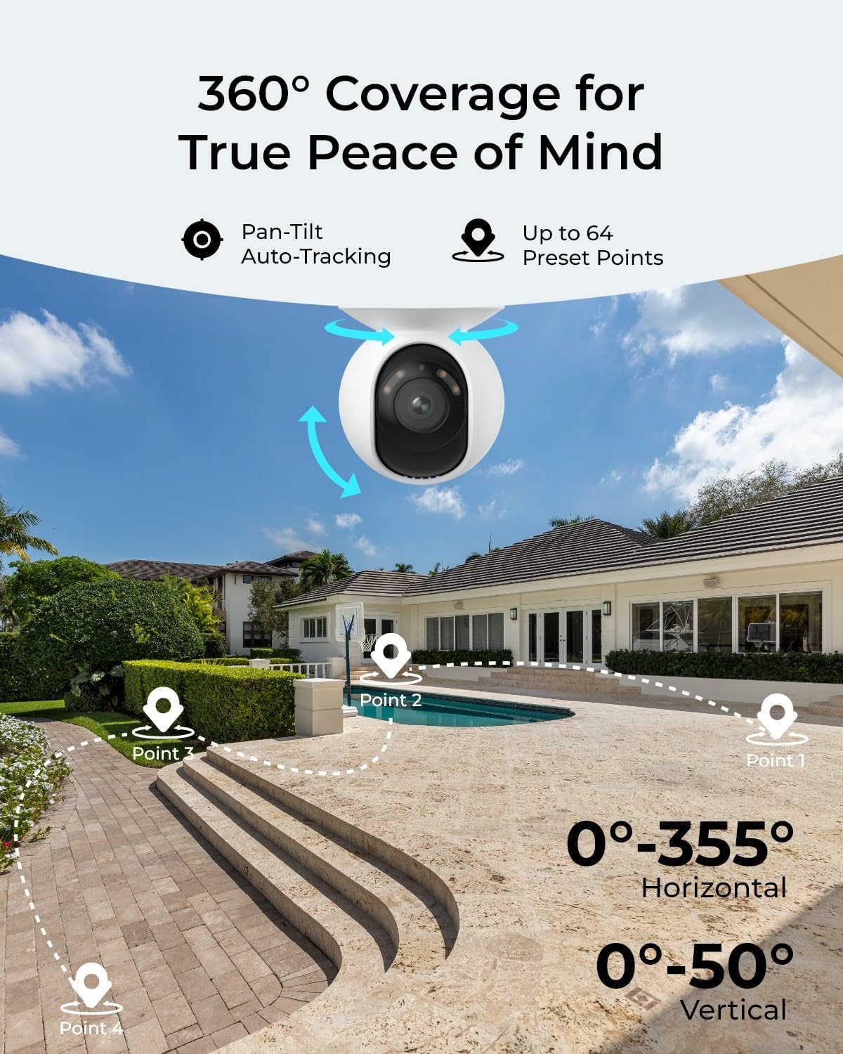 كاميرا أمان منزلية خارجية بدقة - مراجعة Smart Home Video وسعره