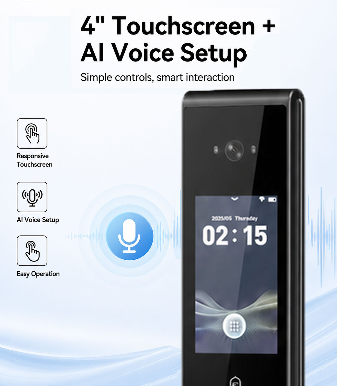 قفل باب ذكي بشاشة مزدوجة من Gl - مراجعة Smart Home Villa وسعره