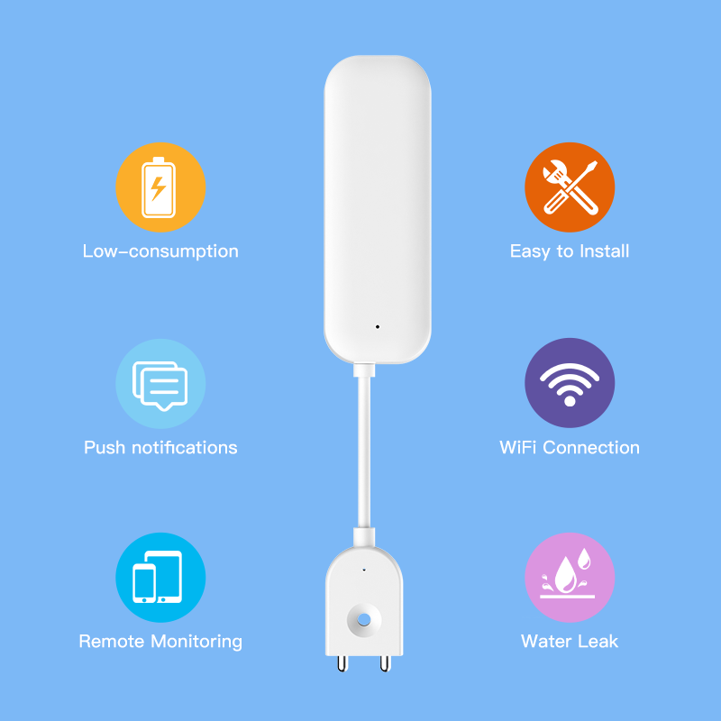 Tuya WiFi زيجبي استشعار المياه - مراجعة Smart Home Setup وسعره