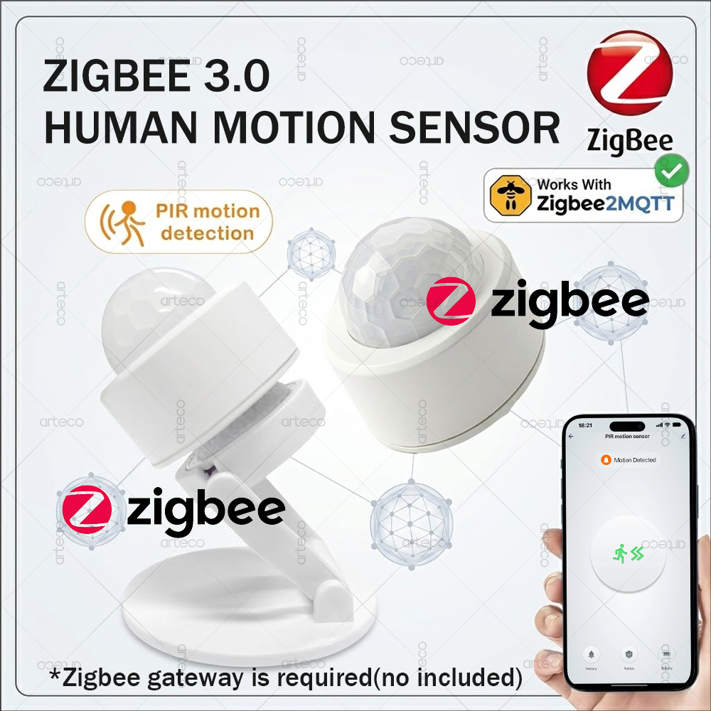 مستشعر حركة صغير بتقنية Zigbee - مراجعة Smart Home Assistant وسعره