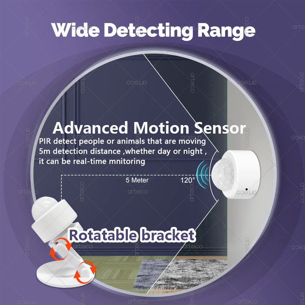 مستشعر حركة صغير بتقنية Zigbee - مراجعة Smart Home Assistant وسعره