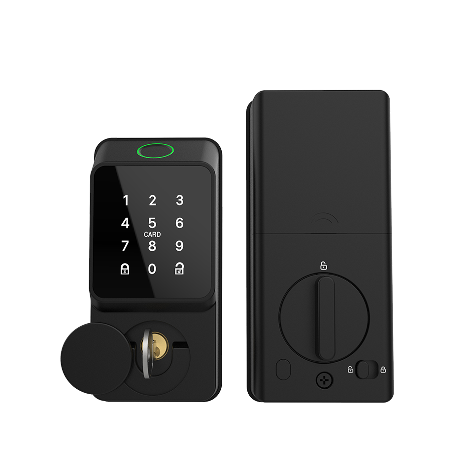 قفل ذكي أسود للباب الأمامي الس - مراجعة Smart Door Lock وسعره