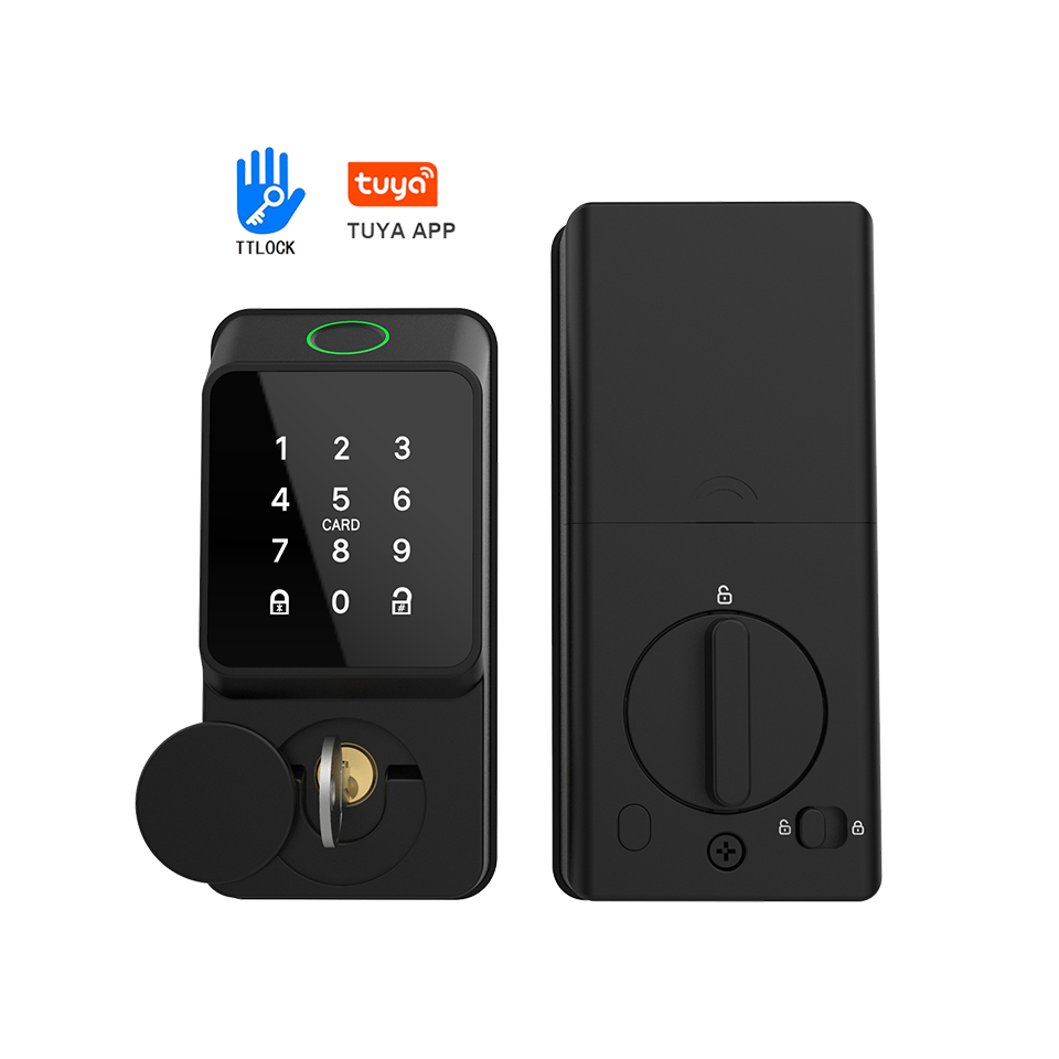 قفل ذكي أسود للباب الأمامي الس - مراجعة Smart Door Lock وسعره