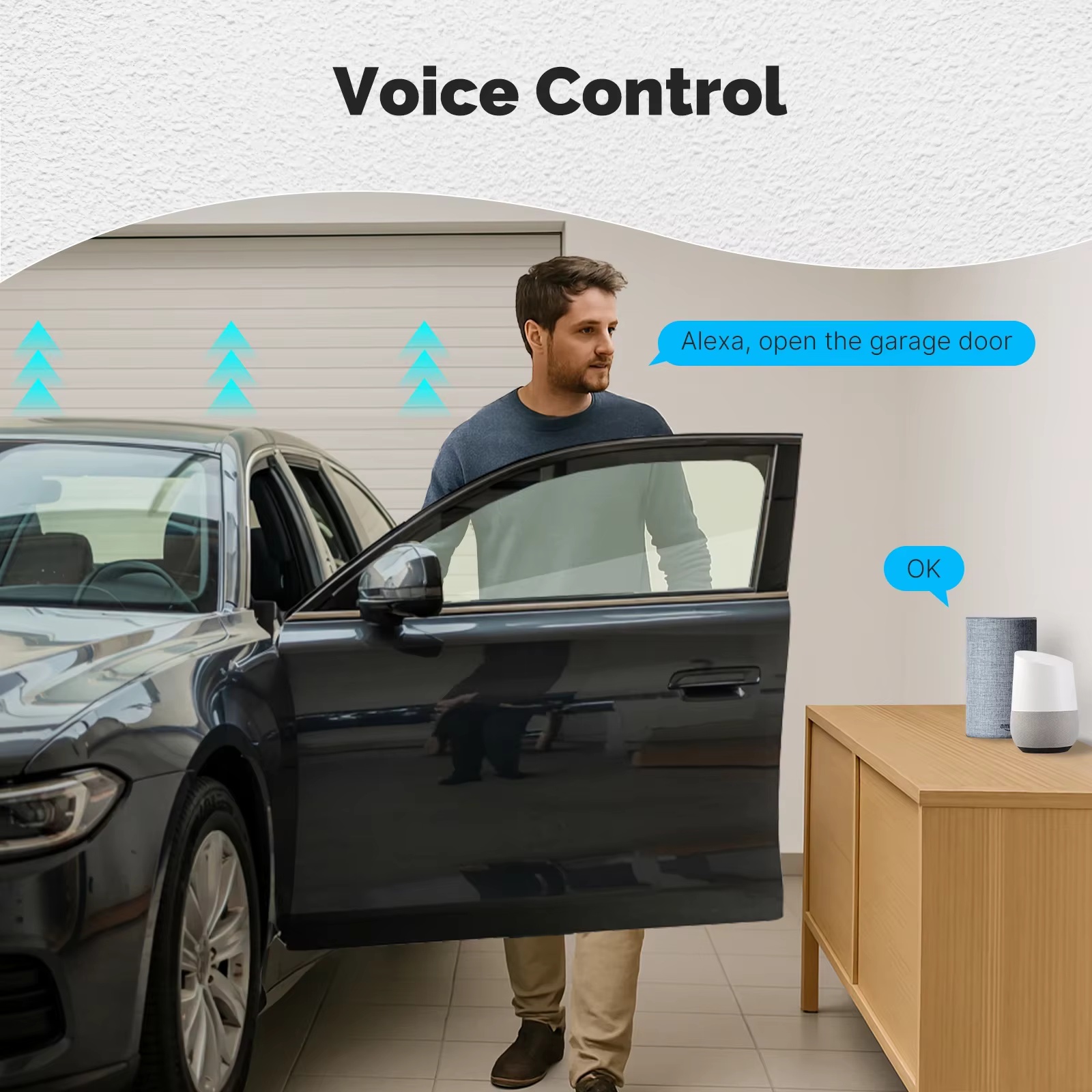وحدة تحكم باب المرآب من MOES ب - مراجعة Smart Home Moes وسعره