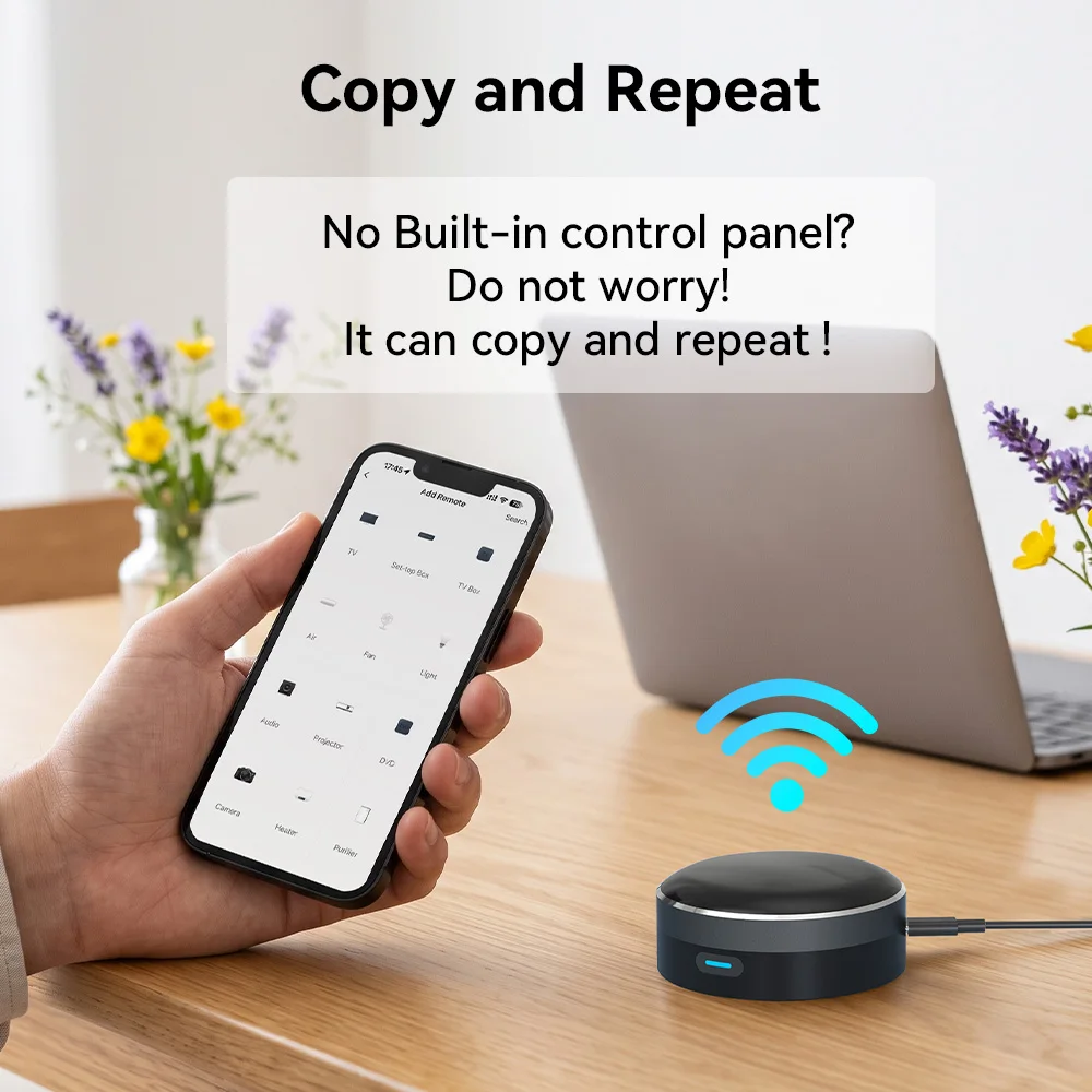 YFK جهاز تحكم عن بعد ذكي بالأش - مراجعة Universal Remote Smart Home وسعره