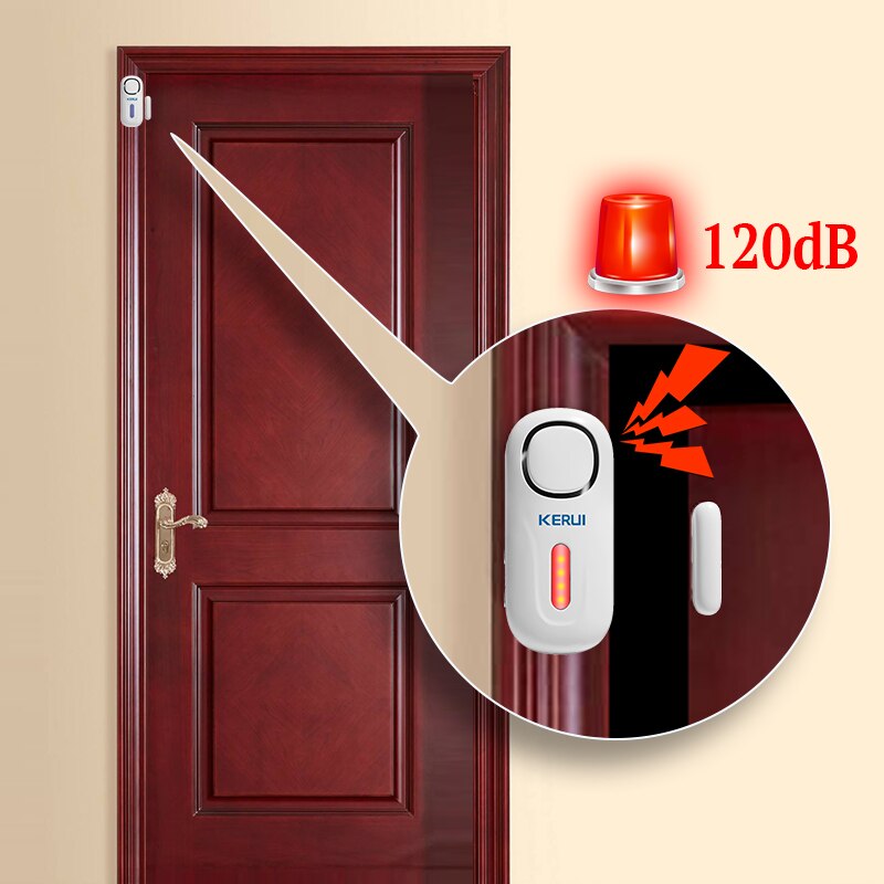 KERUI 120DB لاسلكي باب/نافذة د - مراجعة Smart Home Security System وسعره