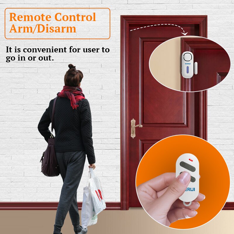 KERUI 120DB لاسلكي باب/نافذة د - مراجعة Smart Home Security System وسعره