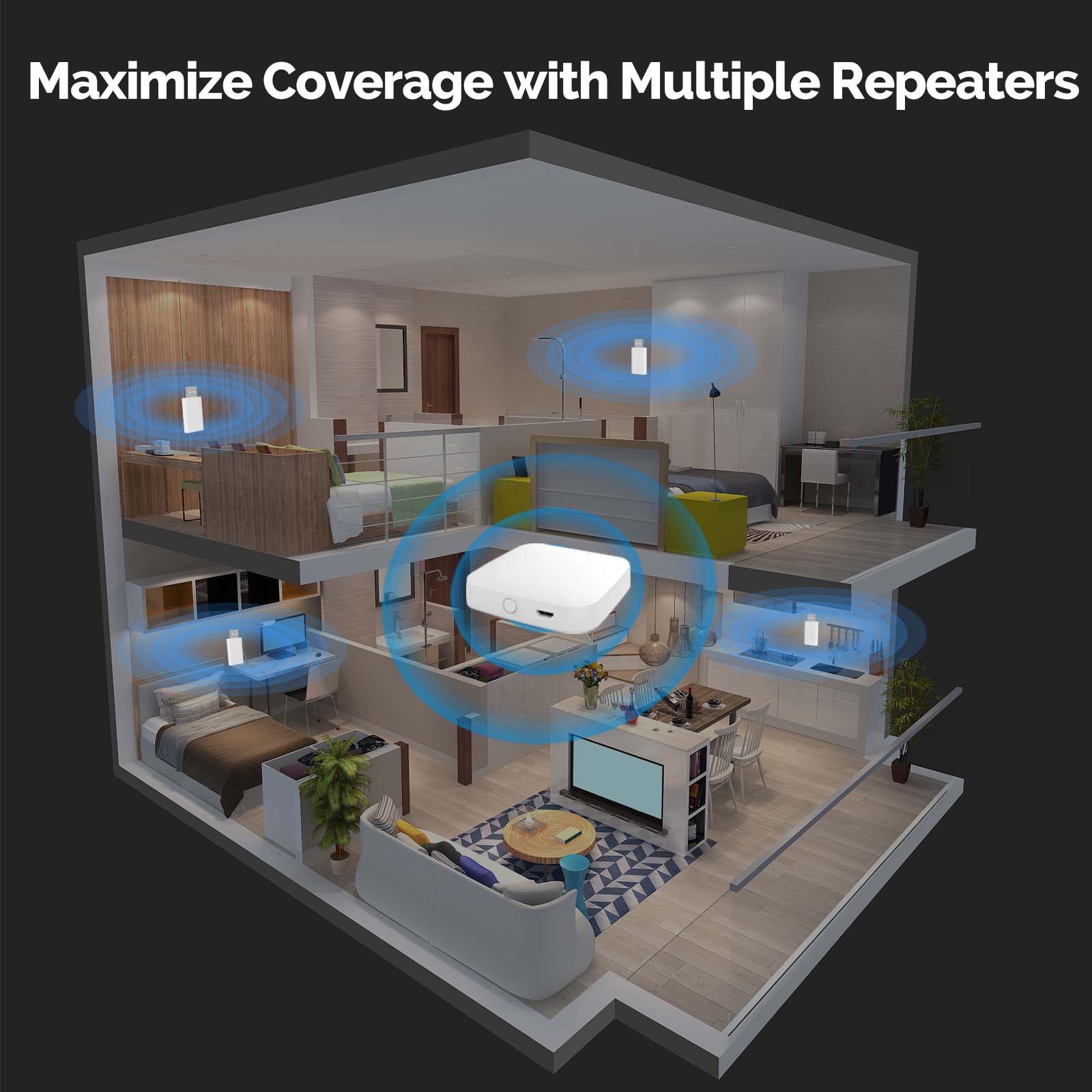 MOES Tuya ZigBee3.0 مكرر إشارة - مراجعة Smart Home Moes وسعره