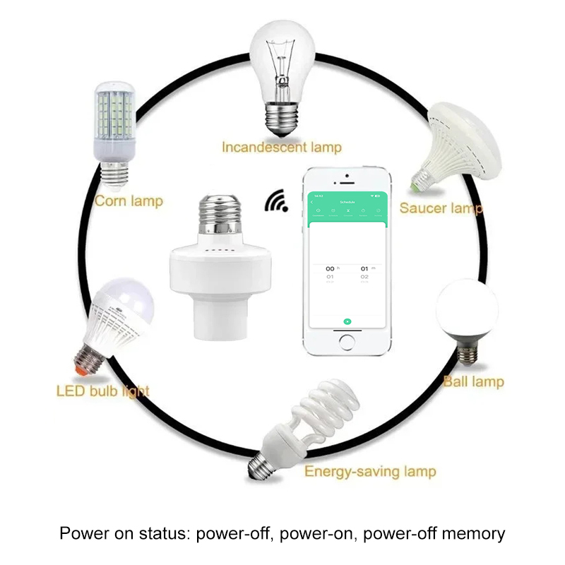 مقبس ذكي E27 من تويا مع مفتاح  - مراجعة Smart Home Google وسعره