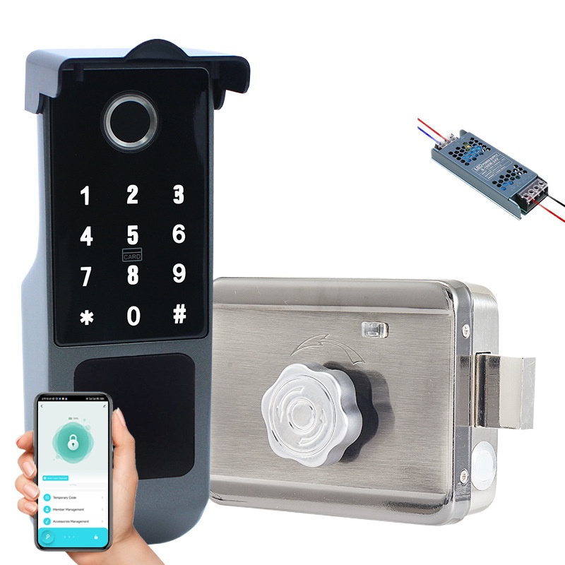 قفل باب حديدي خارجي مطوّر ومقا - مراجعة Upgrade Smart Home وسعره