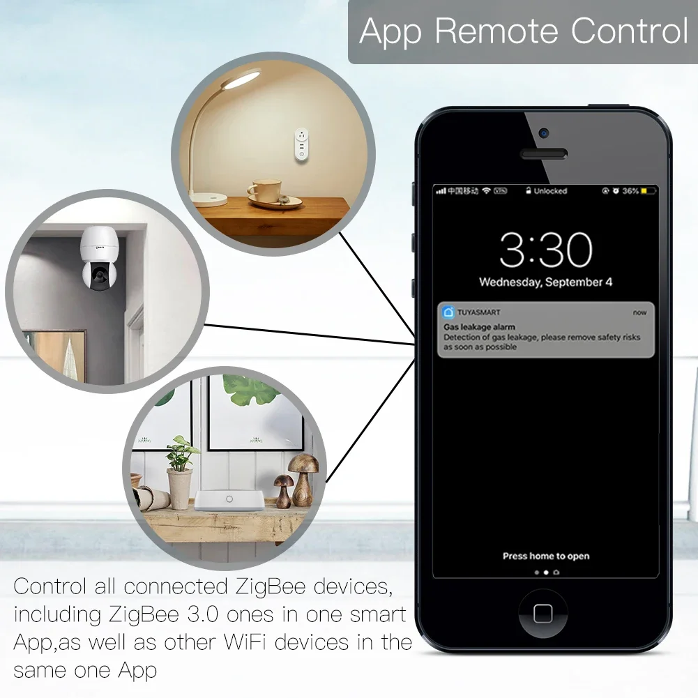 Tuya ZigBee 3.0 Smart Gateway  - مراجعة Smart Home Moes وسعره