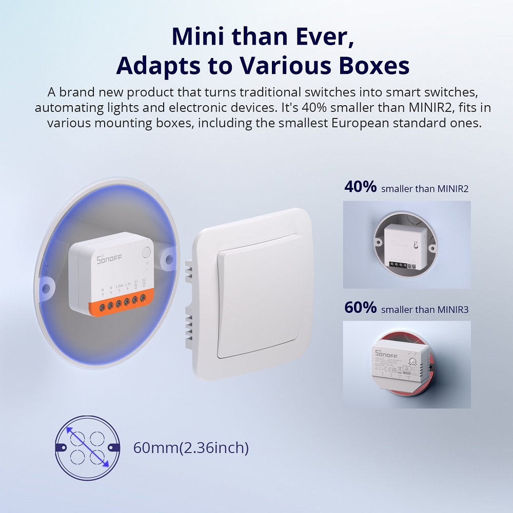 مفتاح ذكي واي فاي Sonoff Mini  - مراجعة Smart Home Setup وسعره
