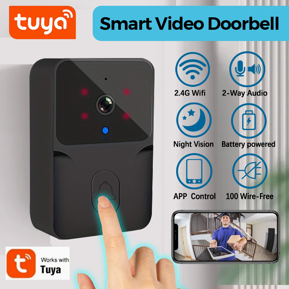 جرس باب ذكي لاسلكي من تويا، كا - مراجعة Smart Home Video Doorbell Enhanced Security With Smart Doorbell وسعره